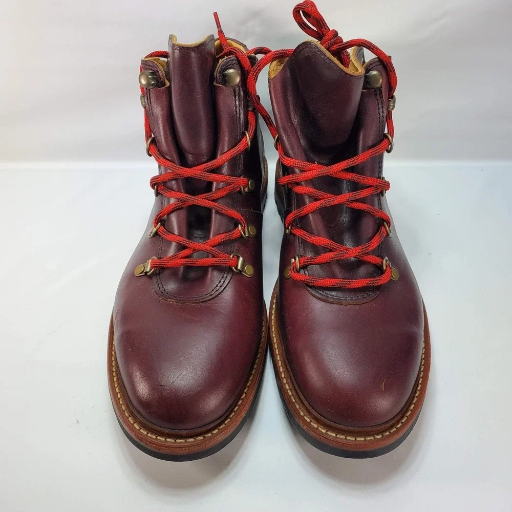 Oak‎ Street Bootmakers Summit Boot Red Chromexcel Size 10.5 FACTORY SECONDS